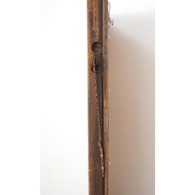 Hand Silvered Six Pane Wood Reclaimed Window Mirror For Sale In Los Angeles - Image 6 of 9