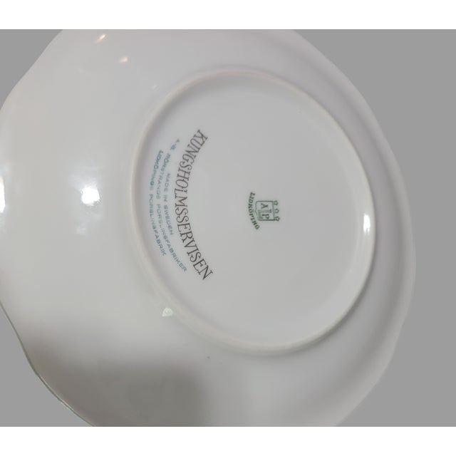 Gray Vintage Set of 4 Nautical Sailing Ships Plates Sweden Alp, Kungsholmsser Visen Lidkoping For Sale - Image 8 of 9