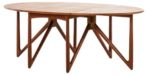 Danish Dining Table by Niels Koefoed, 1960s
