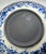 Revol France Collector’s Edition Hand Painted Blue Cream Spongeware Pottery Bowl For Sale - Image 9 of 10