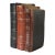 Vintage Faux Leather Books Bookend For Sale
