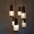 Cascade Lamp With Six Pendants by "Gebr. Leclaire & Schäfer" Germany, 1960s For Sale - Image 6 of 14