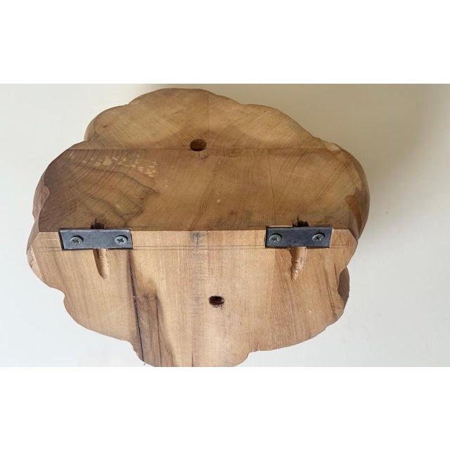 Baroque Linden Wood Angel Wall Shelf, 1980 For Sale - Image 9 of 12