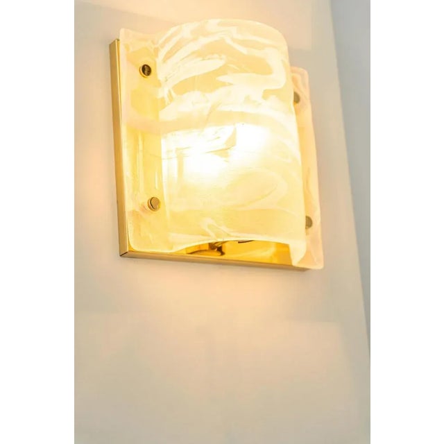 Murano Glass Wall Sconces from Hillebrand, Germany, 1970s, Set of 2 For Sale - Image 10 of 11