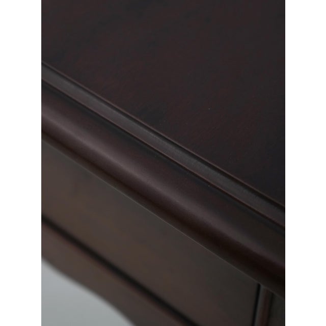 Stickley Queen Anne 1 Drawer Mahogany Lamp Table For Sale - Image 11 of 17