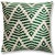 "Invigorate your interiors with the lush, organic energy of our Hand-Knotted Emerald Green Geometric Pillow. This 20x20...