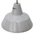 Dutch industrial hanging lamp by Philips grey enamel white interior E27/E26 I have official proof of authenticity such as...