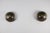 This atmospheric vintage pair features rounded black metal half-sphere bodies combined with smoked amber glass domes,...