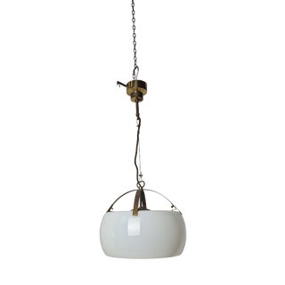 Omega Pendant in Brass by Vico Magistretti for Artemide, 1960s For Sale
