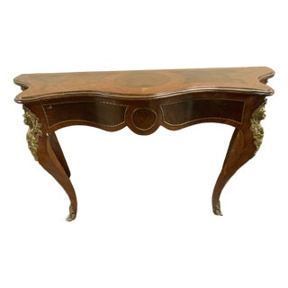 Mid 20th Century Reproduction French Louis Console For Sale
