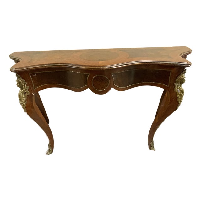 Mid 20th Century Reproduction French Louis Console For Sale