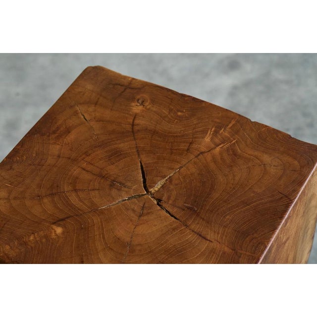 Sculptural Root Stool in Elm, 1970s For Sale - Image 4 of 12
