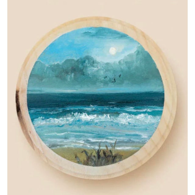 Terrific colors, measured yet painterly strokes. A porthole to Summer. Traditional colors and scene in a contemporary and...