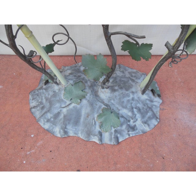 Vintage Italian Tole Grape Tree For Sale - Image 4 of 8