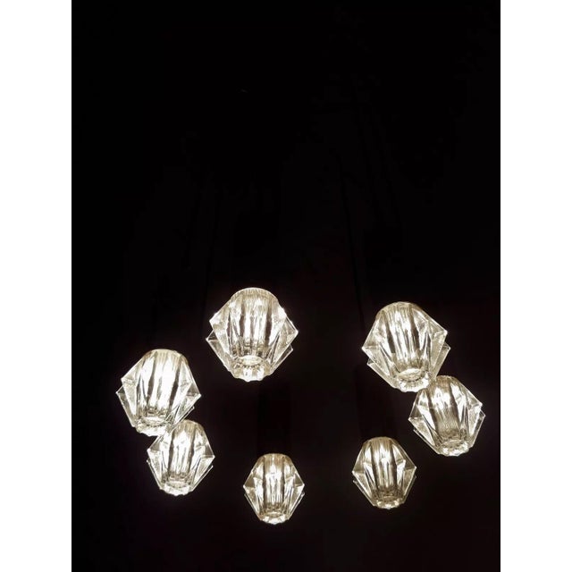 Crystal Cascade Pendant from Bankamp, 1970s For Sale - Image 4 of 13