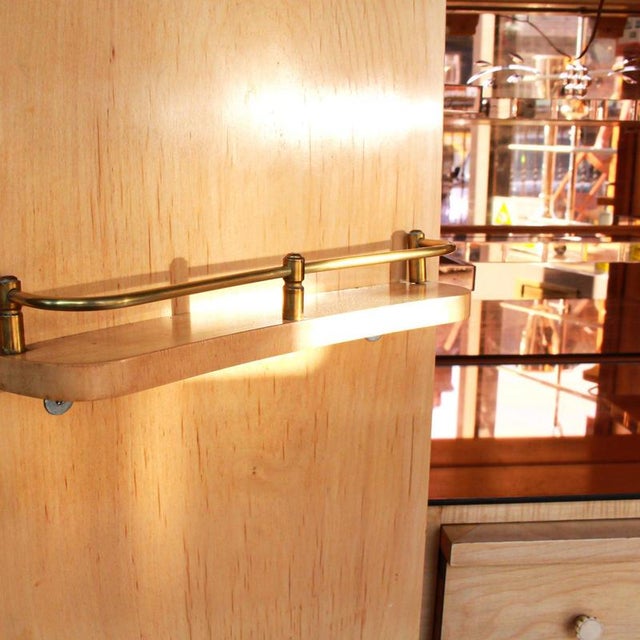 Walnut Cocktail Sideboard, 1930s For Sale - Image 6 of 11