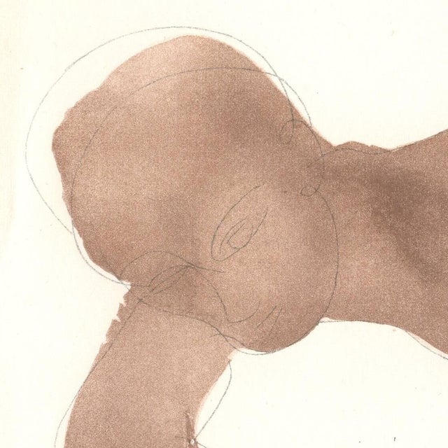 Rodin, Vous mettez un très gros rat, qu'il convient d’avoir privé de nourriture, Nude, Original Lithograph, 1902 For Sale - Image 4 of 8
