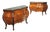 Baroque Dressers in Walnut and Walnut Burl, Set of 2 For Sale