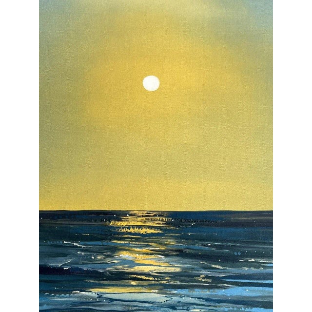 2020s "Big Island Blue" Contemporary Oil Painting by Jessica Fairley For Sale - Image 5 of 9