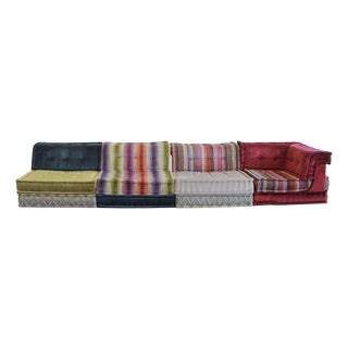 Mah Jong Sofa by Hans Hopfer for Roche Bobois, 1971, Set of 4 For Sale