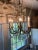 Metal 1900-1910 French Louis XV Style Cut Crystal/ Bronze Cage Chandelier in the Style of Baccarat For Sale - Image 7 of 13