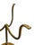 Late 20th Century Hand-Forged Gilded Iron Martini Drink Table in the Style of Visual Comfort For Sale - Image 11 of 17