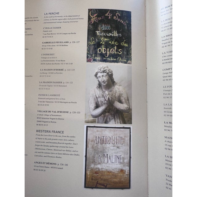 Vintage French Interiors Inspiration From Antique Shops Flea Markets of France Coffee Table Book Country For Sale - Image 4 of 11