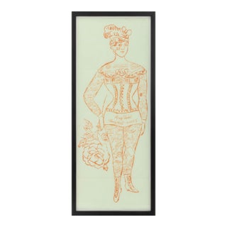 Andy Warhol "Tattooed Woman Holding a Rose" For Sale