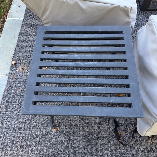 Restoration Hardware Antibes Collection Zinc Side Table ($200 Each) There Are 4 Available. For Sale In New York - Image 6 of 11