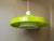 Mid-Century Modern Large Space Age UFO Lamp in Green Acrylic, 1970s For Sale - Image 3 of 12