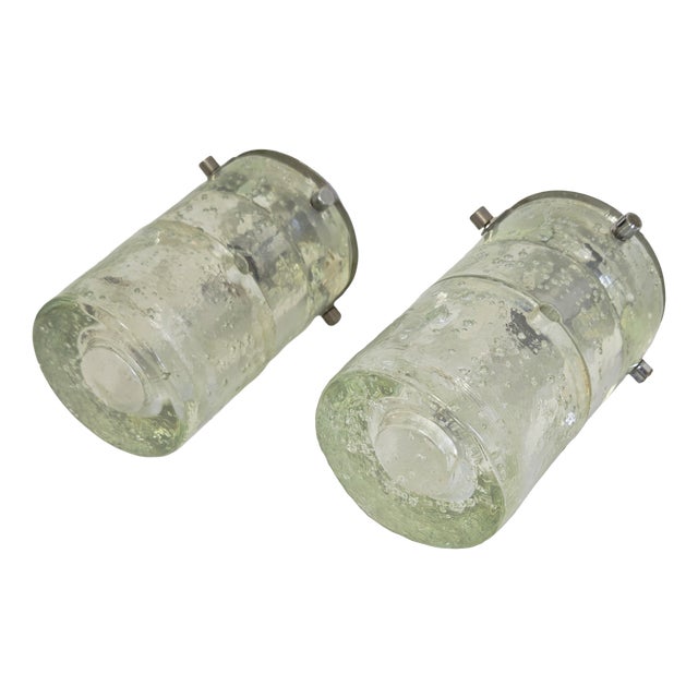 Murano Glass Wall Lamps by Albano Poli for Poliarte, 1960, Set of 2 For Sale