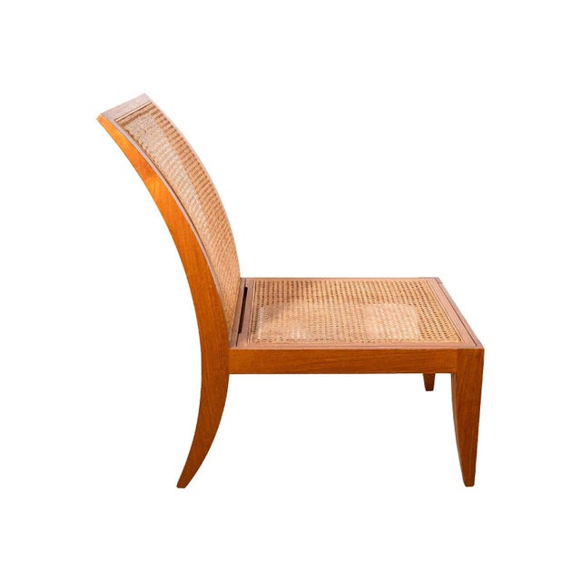 Mid 20th Century Donghia MidCentury Modern Rattan Jeanerret Style Cane