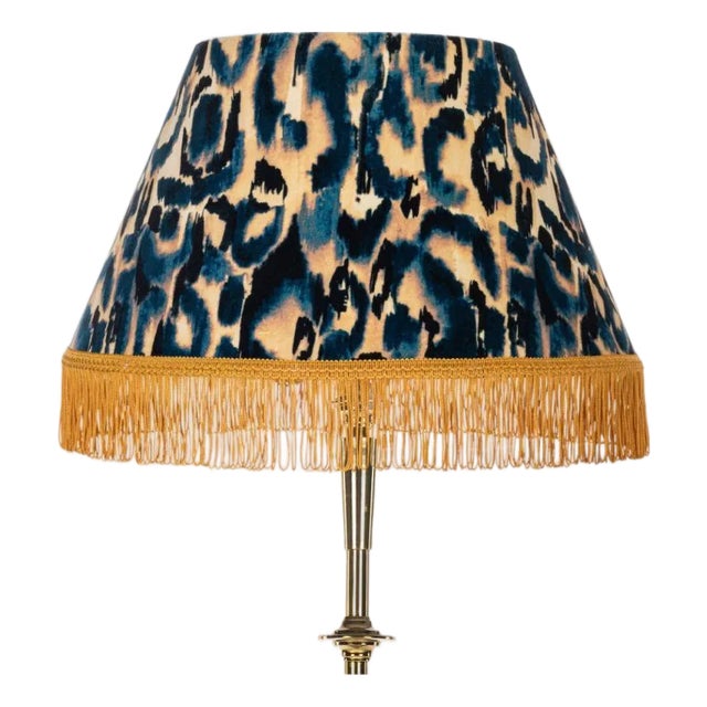 Mind the Gap Blu Selvaggio Lampshade, Large For Sale