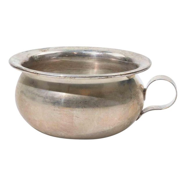 Italian Silver-Plated Chamber Pot or Cachepot by Fornari Roma, 1950s For Sale - Image 6 of 6