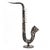 Metal Premium Handcrafted Recycled Metal Saxophone Sculpture | 38" | One of a Kind For Sale - Image 7 of 9