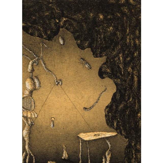 1970s "Alice Monday Morn" - 1975 Surrealist by Jim Crabb For Sale - Image 5 of 7