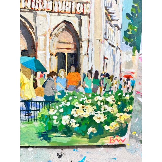 2020s "Notre Dame Paris at Dusk, After the Storm" Painting For Sale - Image 5 of 8