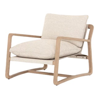 Four Hands Lane Outdoor Chair, Faye Sand & Washed Brown For Sale
