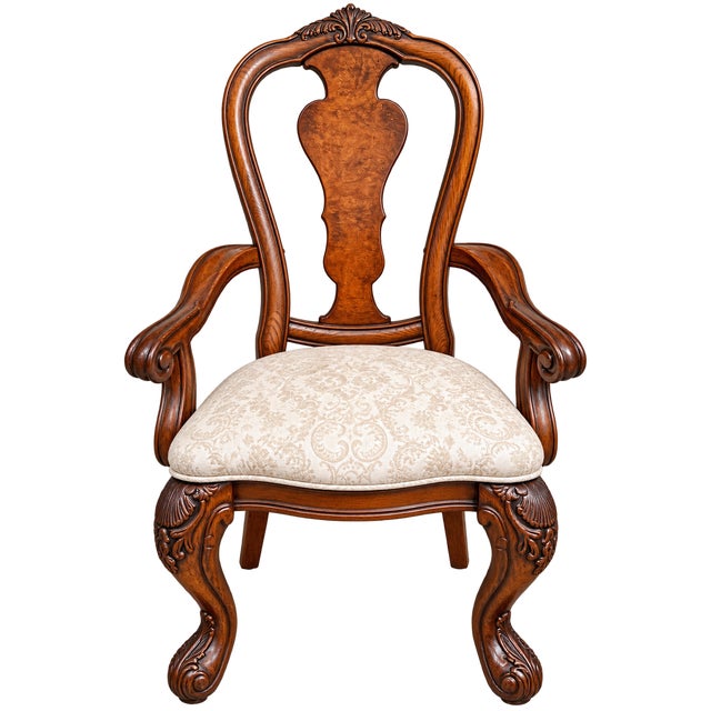 These are the substantial, traditional arm chairs designed for the Grand Revival-Russet dining collection.they have...