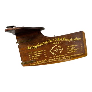 Vintage Rowing Club Rudder For Sale