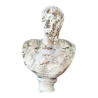 Antique Bust of Roman Figure For Sale