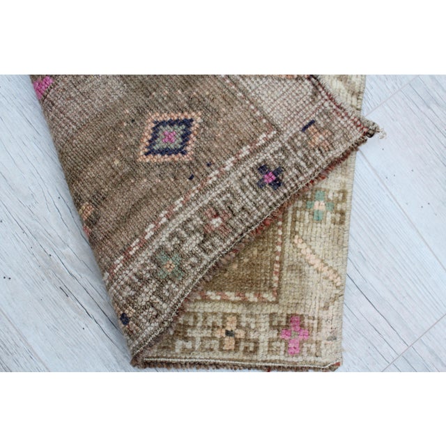 Vintage Turkish Rug - 22"x38" For Sale - Image 9 of 10