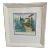 Vibrant Landscape Lithograph - Framed For Sale