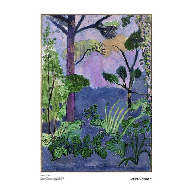 Henri Matisse Moroccan Landscape Official Exhibition Poster For Sale