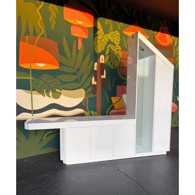 Postmod Wall Unit/Dry Bar For Sale - Image 10 of 16