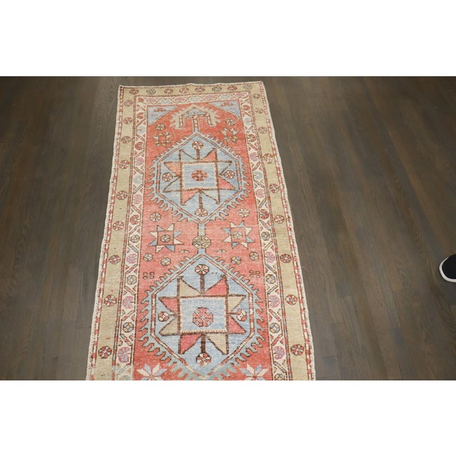 Early 20th Century Narrow Vibrant Northwest Persian Runner rug no. j5227 For Sale - Image 5 of 11