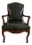 Mid 19th Century High-Quality Mahogany Louis XV Rococo Revival Single Upholstered Chair For Sale
