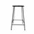 Vintage metal frame stool with wicker seat. Reenforce seat makes for sturdy sitting. Could also be used as a plant or...