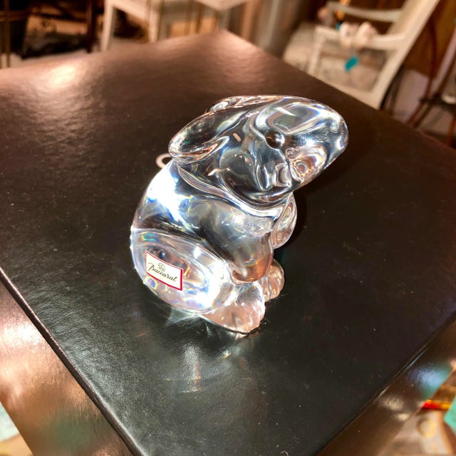 Baccarat Crystal Bunny Figurine | Chairish
