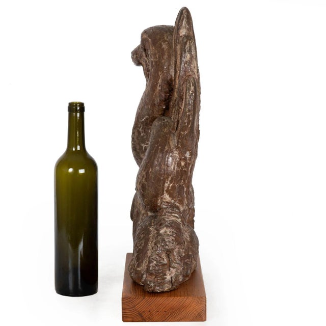 Ceramic French Modernist Stoneware Sculpture “Serpent” (1946) by Marcel Derny For Sale - Image 7 of 18